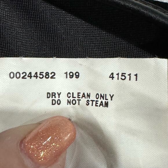 Vintage Velvet & Chiffon Empire Waist Slipdress Black M/L Byer Too! Whimsygoth - Picture 9 of 10